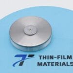 Indium Sputtering Target with Backing Plate and Keeper, from TFM