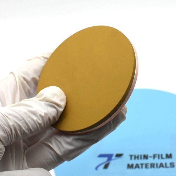 TiN Titanium Nitride Sputtering Target with Copper Backing Plate