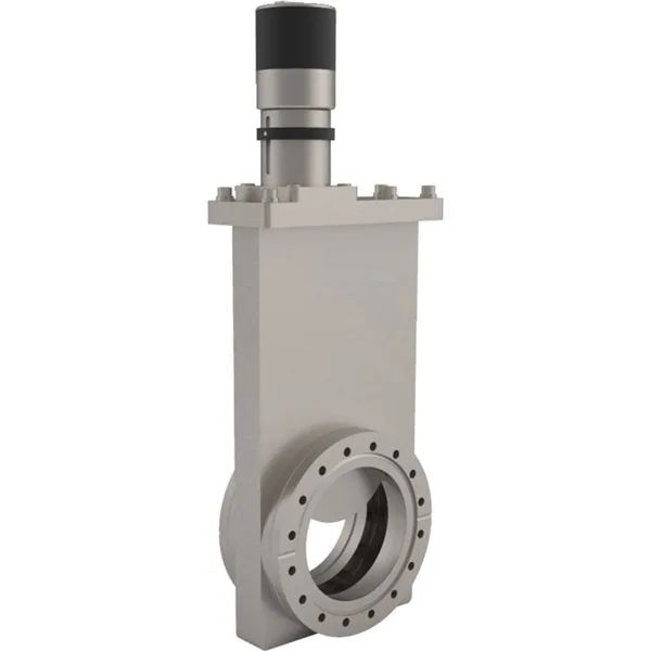 KF/ISO Flanged SS Fluorocarbon Bonnet Gate Valve (Manual)