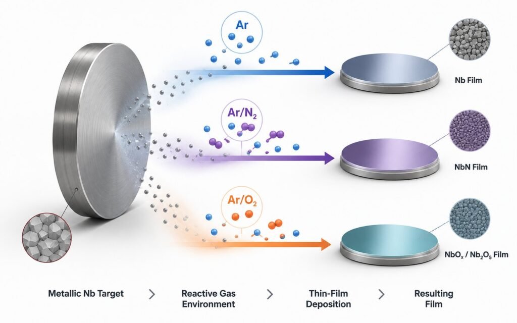 Metallic Niobium Target Deposition Routes